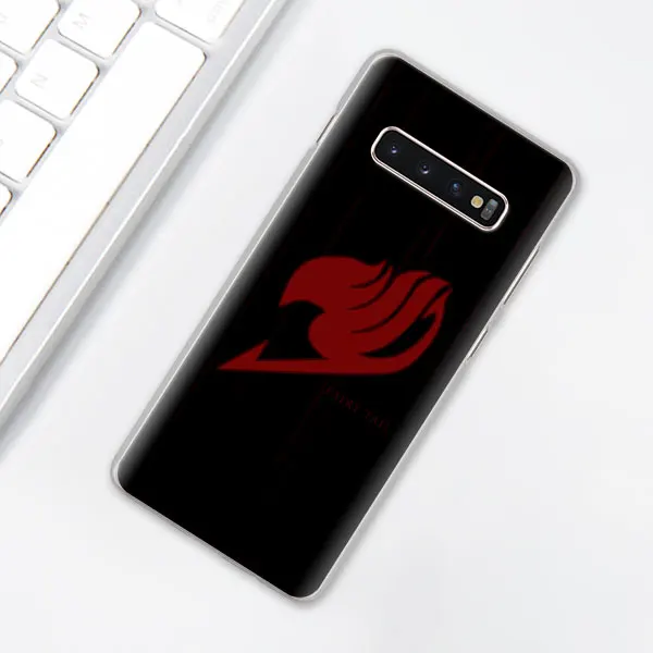 004 Аниме Манга Сказочный Хвост Логотип чехол для телефона для samsung Galaxy S10e S10 Plus S7 S8 S9 Plus Note 8 9 M10 M20 M30 жесткий чехол - Цвет: 004