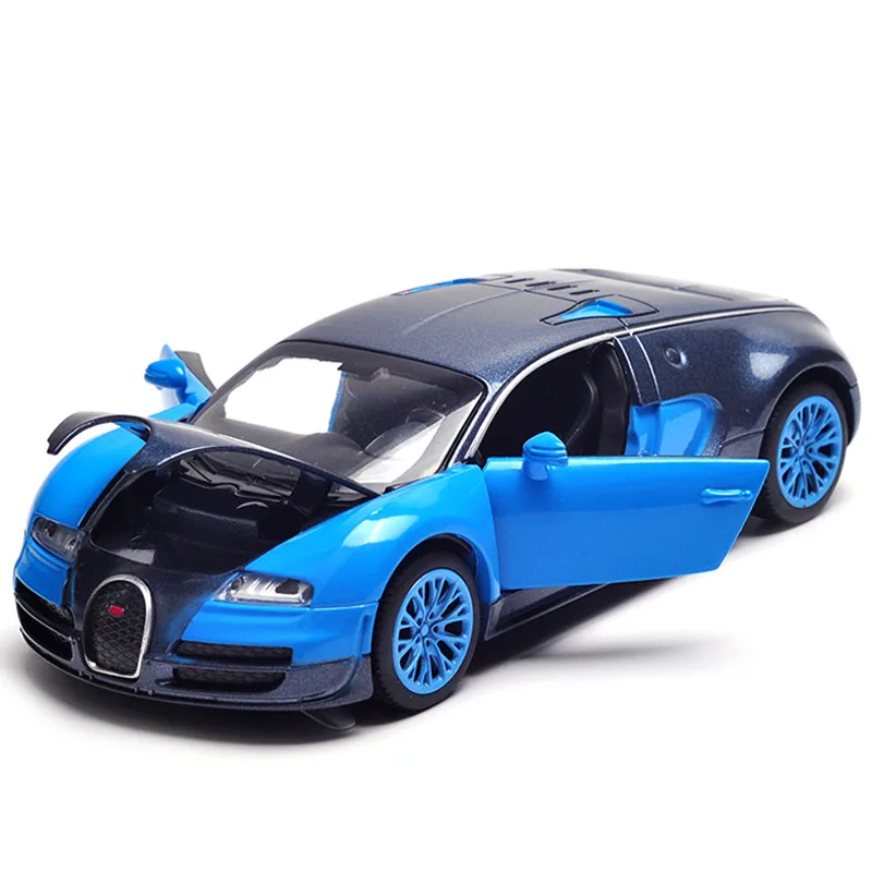 1:32 литья под давлением Bugatti модель Размер 14 см 3 с открывающимися дверцами # VB32043