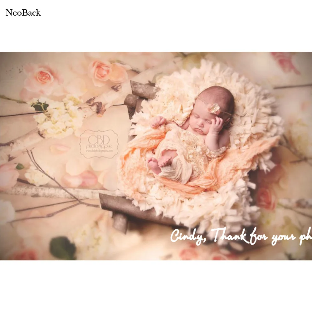 Виниловый тканевый цветочный деревянный детский фон для фотосъемки цифровая