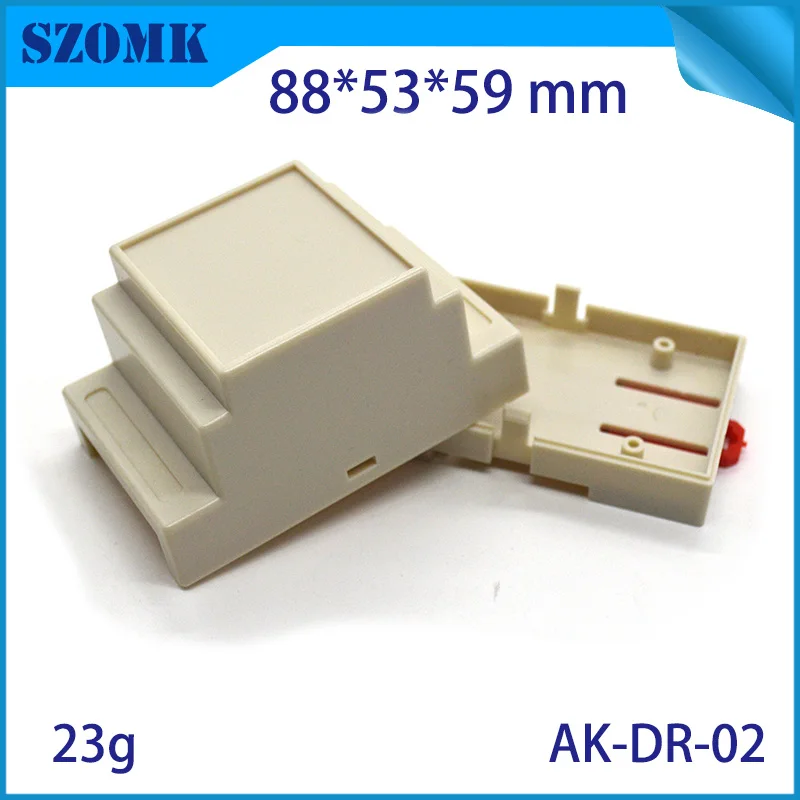 2 шт. в партии 88*53*59 мм Din Rail электронный корпус 53x88x60 Пластиковая распределительная