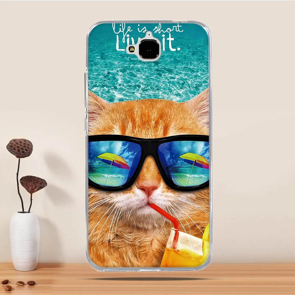 Мягкий силиконовый чехол для Huawei Honor 4C Pro 5 0 дюйма Y6 Enjoy защитный на телефон|case for