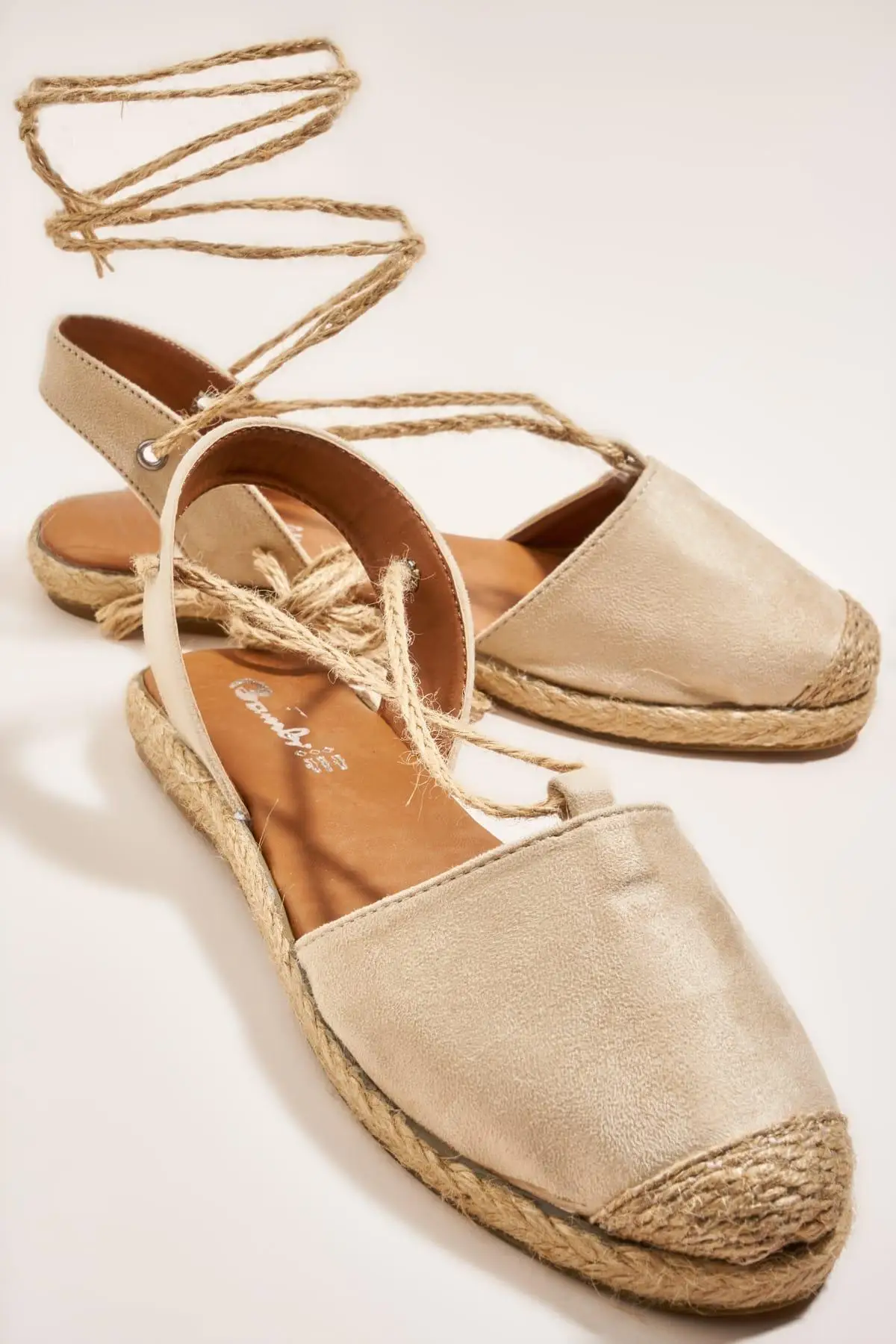 Бемби Бежевый женский Espadril H0544082072|Обувь без каблука| |