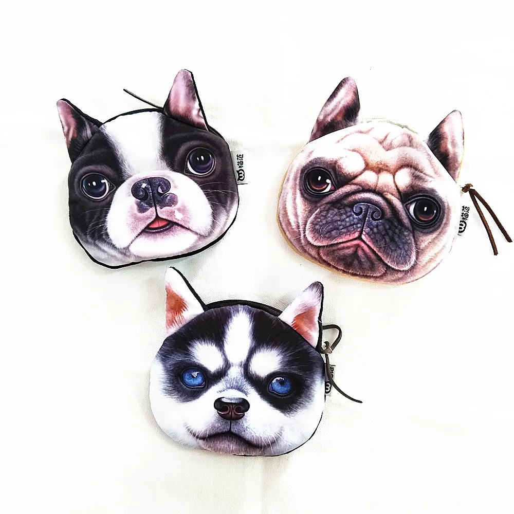 M009 симпатичный мультяшный кошелек для мелочи кошка собаки персональный плюшевый