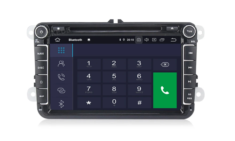 MEKEDE Android 9,0 4+ 64G ips DSP RDS 8 дюймов сенсорный для VWpassat b7 b6 golf 5 polo tiguan octavia автомобильный аудио bluetooth Радио ipod