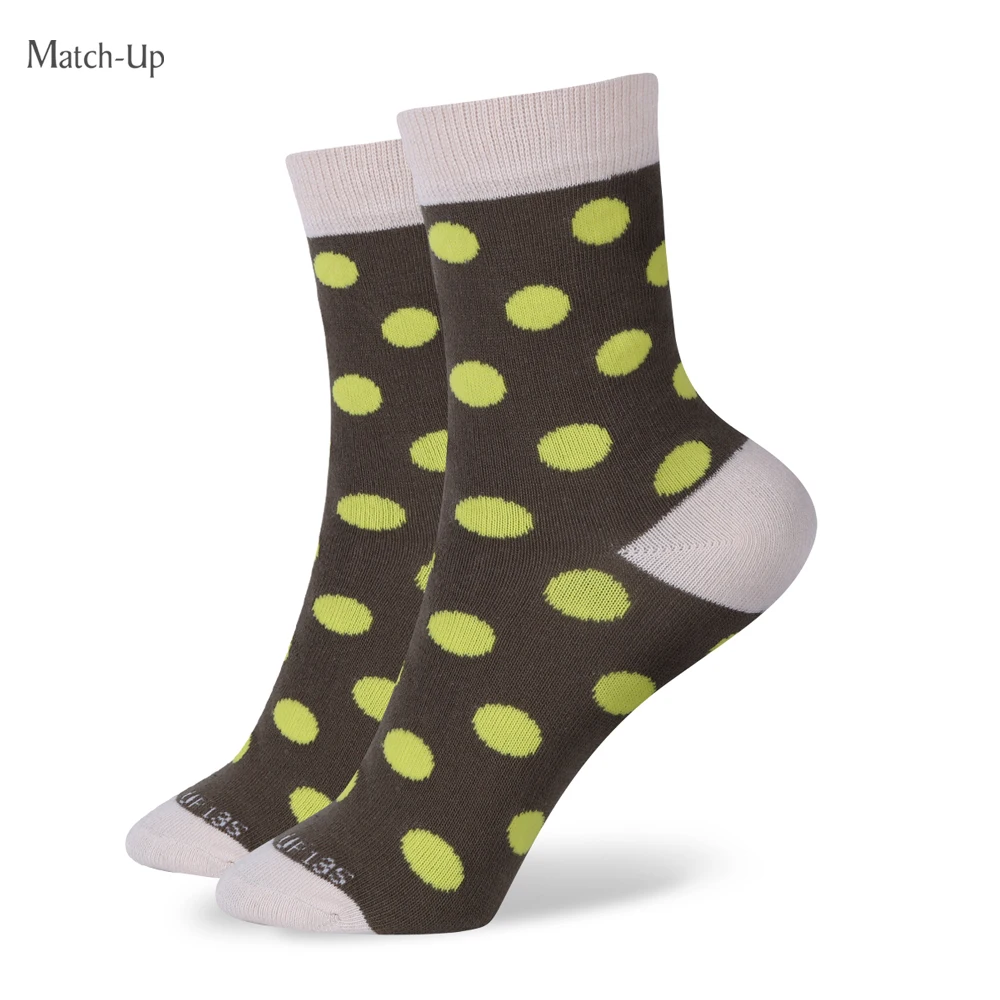 Женские носки из чесаного хлопка в горошек|brand woman socks|women brand sockswomen socks |