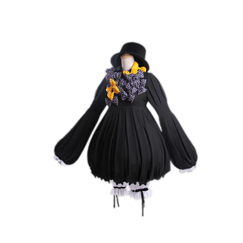 Хэллоуин игра Fate Grand заказ FGO фигурка Абигейл Вильямс готическое платье с тыквами униформа косплей костюм с париком