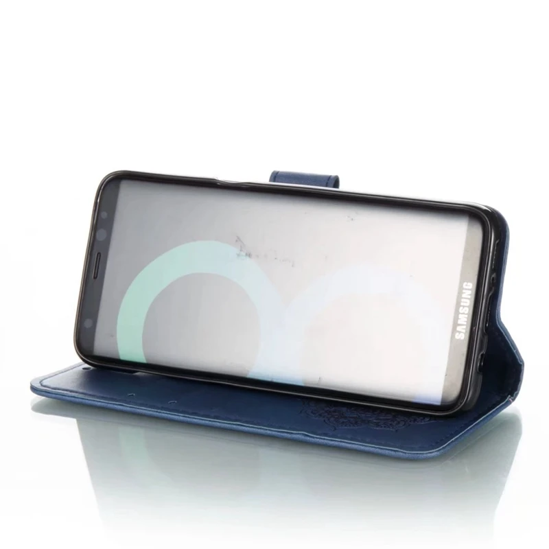 New campanula embossing Printing Design Wallet stand Leather Flip Phone Cases For samsung s8 plus A5 2017 A3 cover case | Мобильные