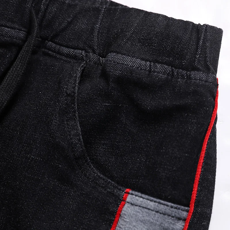 Новинка 2019 большие мужские джинсы 8XL 7XL брюки на осень эластичные прямые 44 46 48