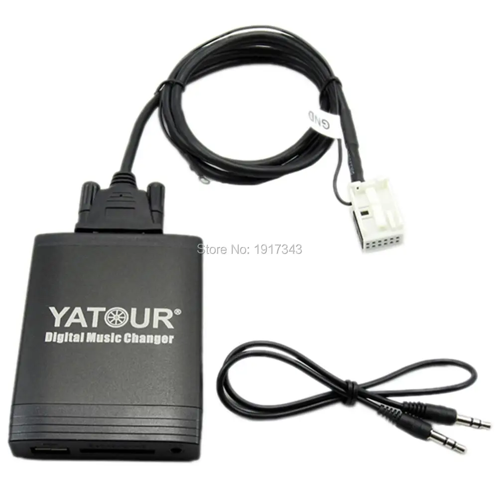 Yatour автомобильный адаптер AUX MP3 SD USB музыкальный CD-переключатель 12PIN разъем для VW Volkswagen Жук EOS лиса Jetta Golf GTI R32 радио
