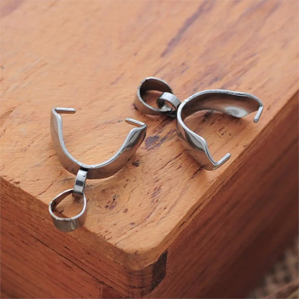 Зажим FUNIQUE из нержавеющей стали для шариков зажим с зажимом бижутерии сделай сам 4