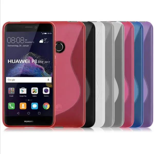 Для Huawei P8 Lite 2017 P10 плюс P9 Mate9 Honor 5C 8 6X2016 гибкие чехлы из термопластичного