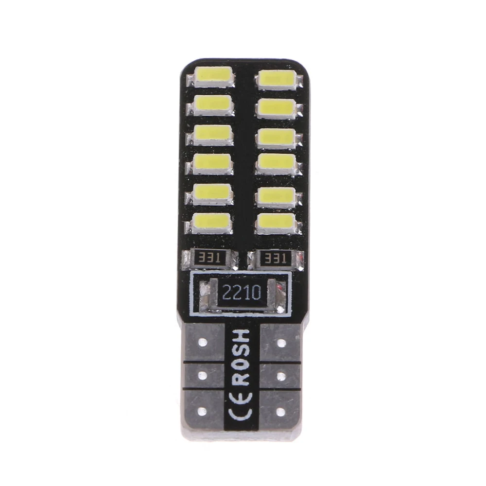Универсальный 2 шт. автомобильный мото свет T10 LED 194 W5W 24 CANBUS 3014SMD без ошибок боковой
