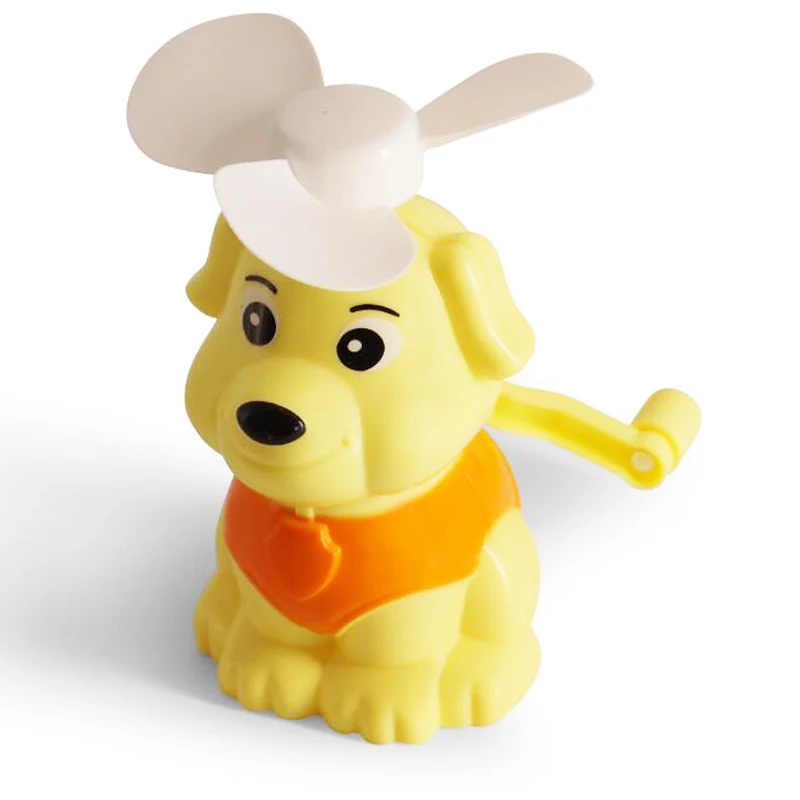 1 шт. портативный мини мультфильм собака ручной рукоятка вентилятор детские