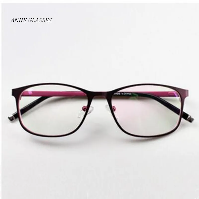 ЭНН ОЧКИ Женщины Оптический Металл Очки Рамки для Женщин Дизайн Полный Кадр