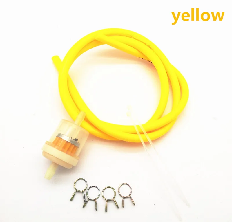 yellow-oilcup Мотоцикл ATV Мотоцикл Грязь питбайк шланг линия бензиновая труба мазут трубка для YAMAHA 1300 RACER 400R FZ6R YBR 125 L E TTR250 - Цвет: yellow-oilcup