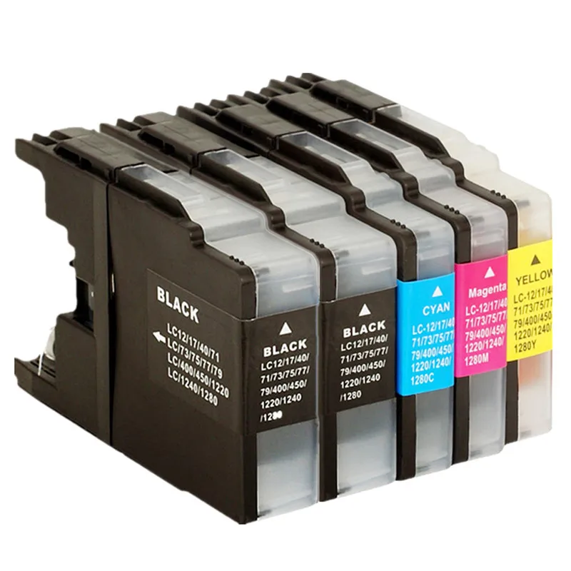 1 Set 1 Black Чернильные картриджи Замена для LC1240/1220 LC 1220 1240 LC1220 LC1240 LC-1240 LC-1220 MFC-6910CDW MFC-J6710CDW - Цвет: 1 Set 1 Black