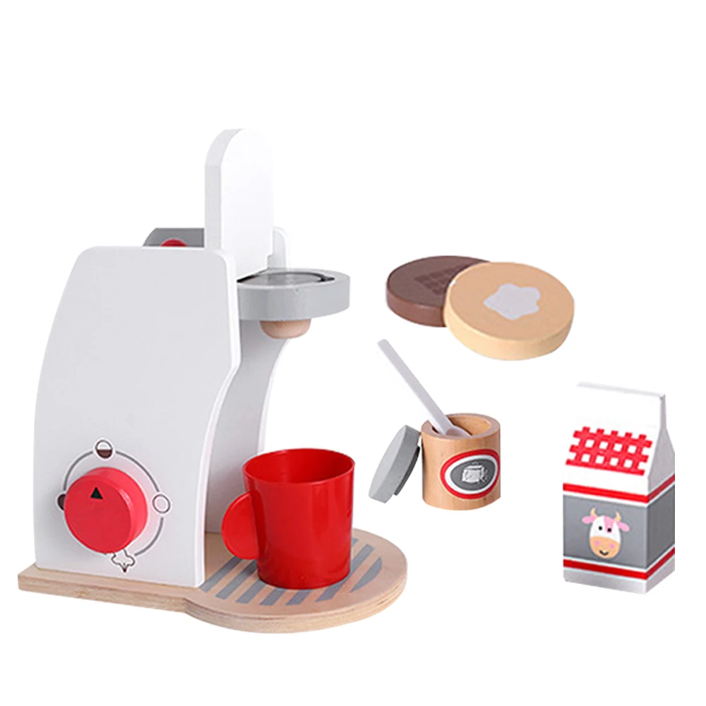 8 шт. детские деревянные Кофе игрушки машины бытовые Приспособления игровые