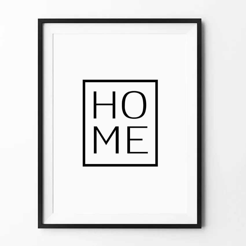 Домашний постер художественный дизайн домашний декор семейный печать холст