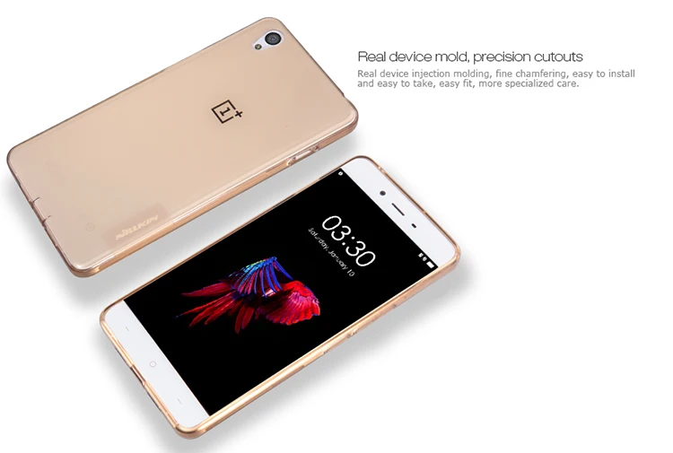 Оригинальный NILLKIN Ультра тонкий ТПУ чехол для OnePlus X/one plus X/один E1001 (5 0 дюймов)