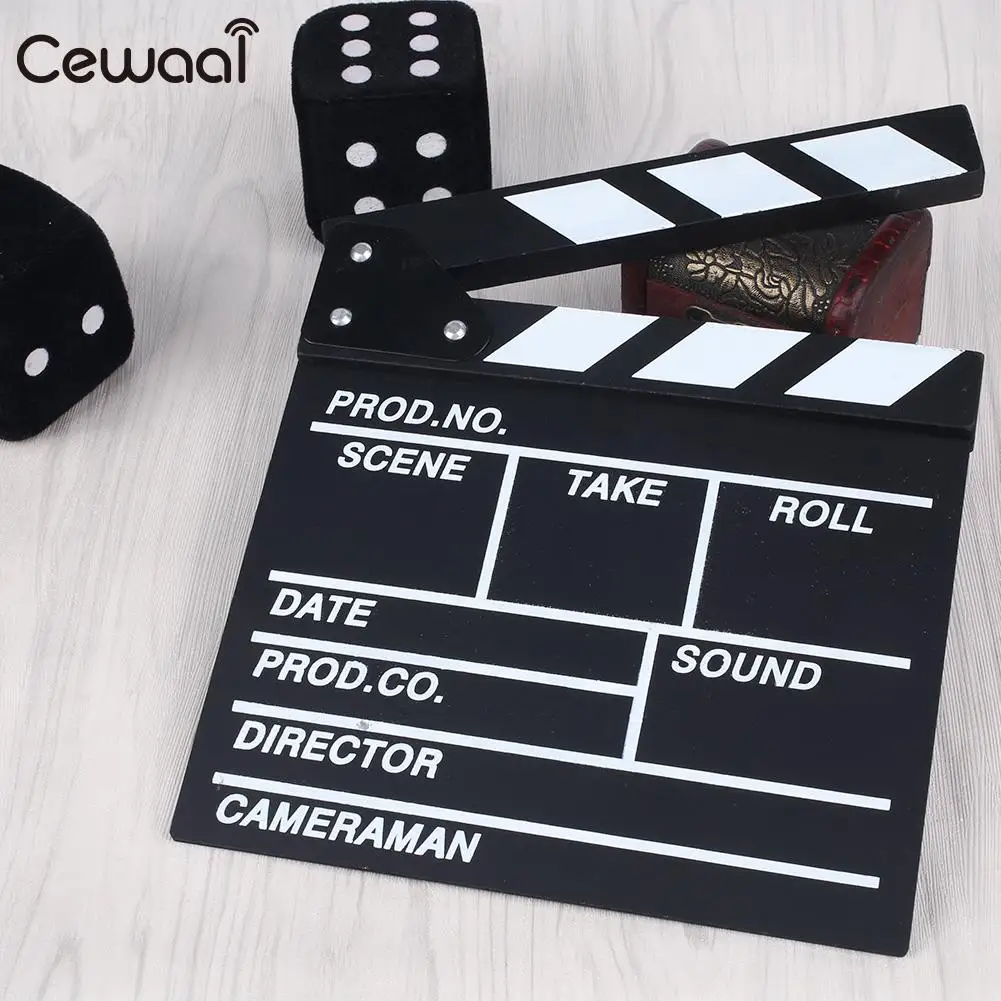 Новые красочные акриловые Хлопушки для ТВ экшен кинорежиссеров Clapboard