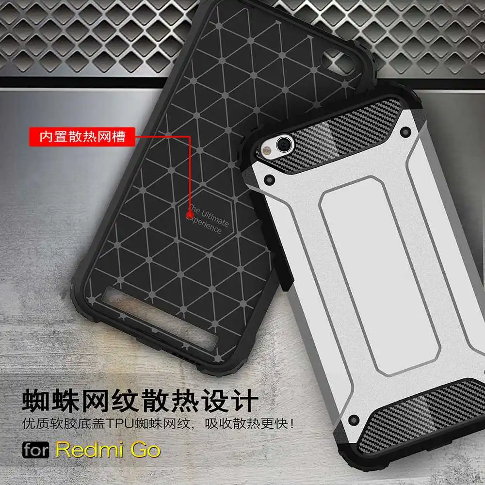 Железная Броня Mokoemi, ударопрочный чехол 5,0 дюйма для Xiaomi Redmi Go, чехол для телефона Xiaomi Redmi Go