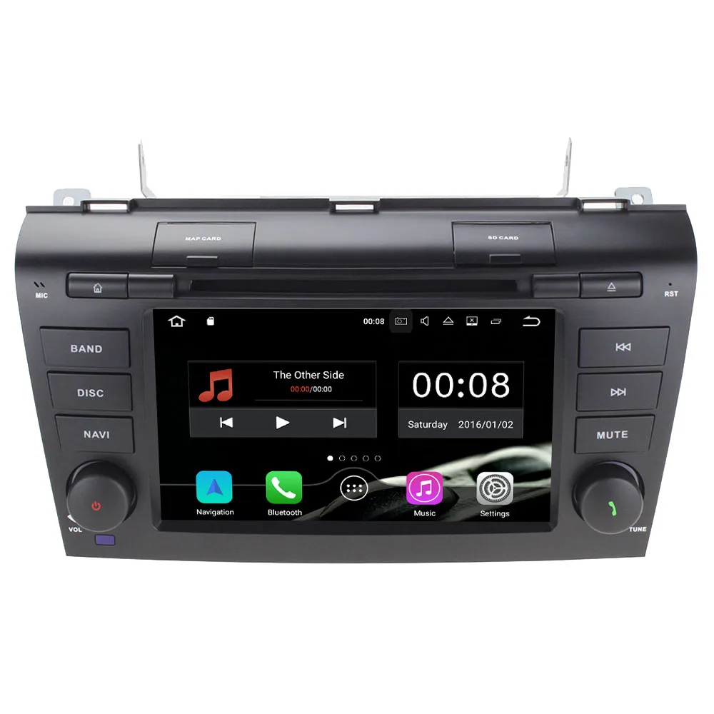 7 ''Сенсорный экран Bluetooth 2 Din Android 1 4 ядра ГБ Оперативная память 16 Встроенная