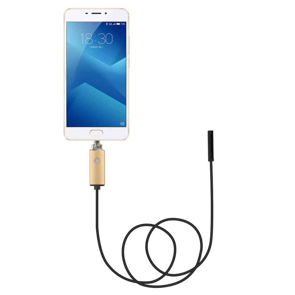 JCWHCAM USB 7 мм 10 м 2 5 1 Android эндоскоп Insepction бороскоп Водонепроницаемая трубка