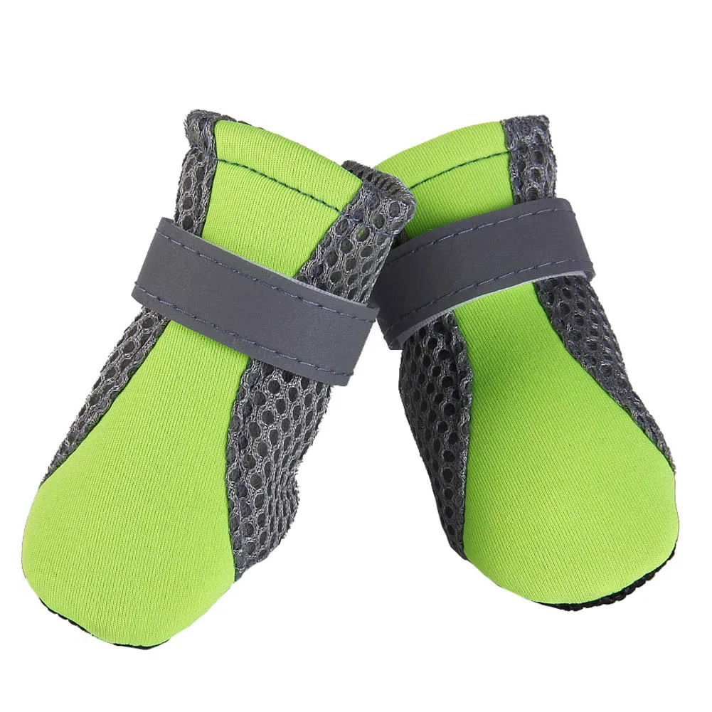 4 шт./компл. Демисезонная обувь для собак защитные Нескользящие ботинки щенков