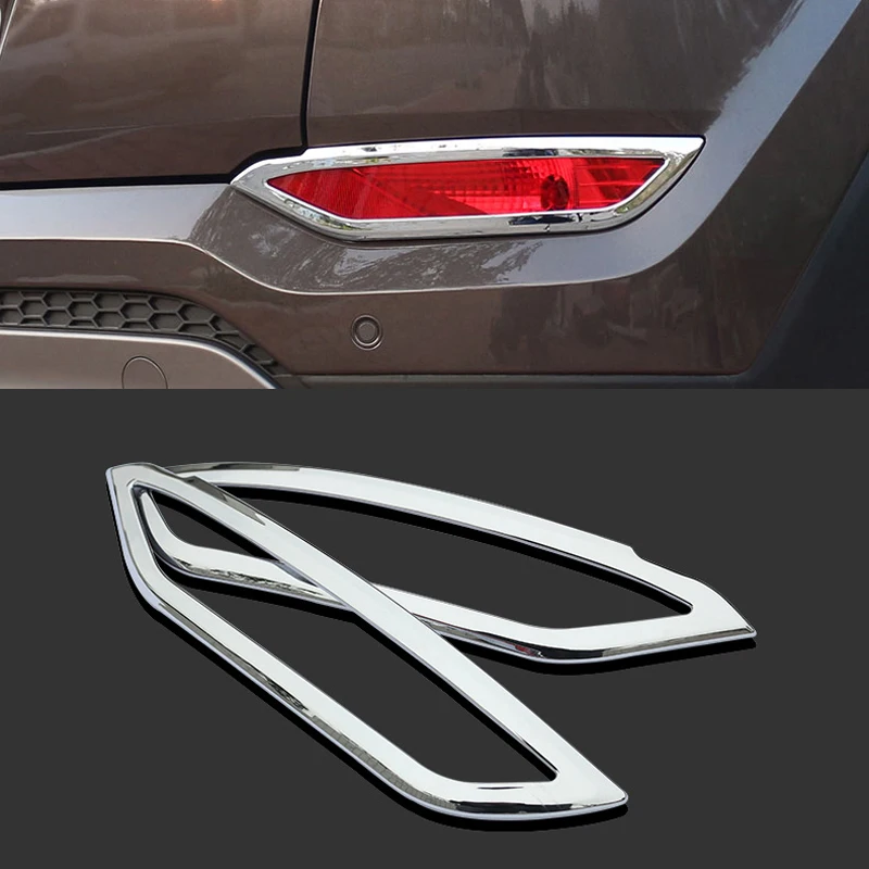 Для Аксессуары Hyundai Tucson 2015 2016 2017 2018 ABS задний багажник бампер отражатель Туман