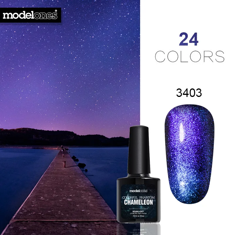 Modelones новейший Phantom Хамелеон Гель для ногтей УФ лак Led замачиваемый Vernis