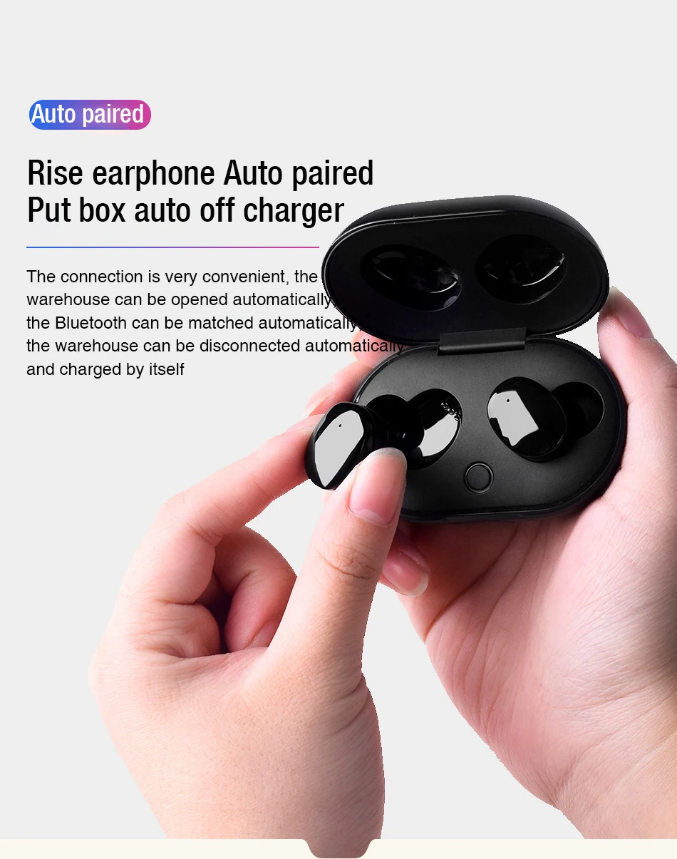 LYMOC IPX7 Waterproof TWS Bluetooth Earphones Wireless Headsets HiFi Stereo Earbuds Touch HD Mic Handsfree For iPhone Xiaomi