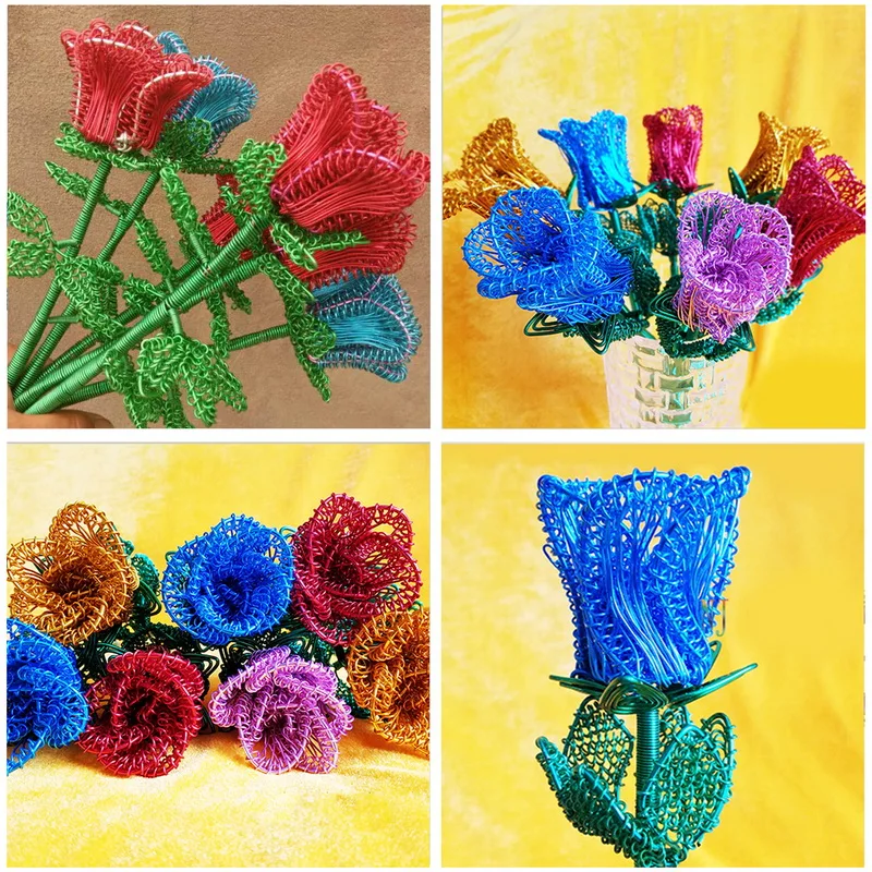 Проволока из анодированного алюминия 10 м универсальная окрашенная алюминиевая