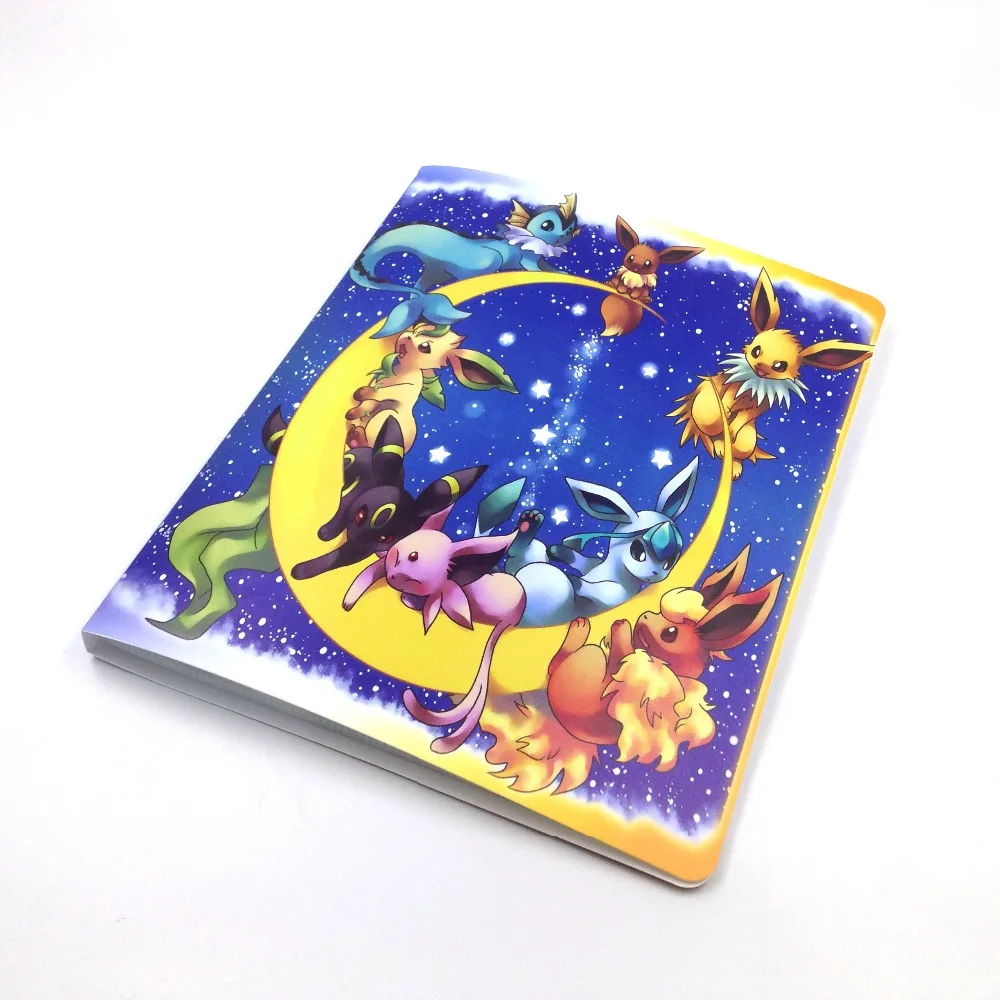 Большой объем карт альбом книга для Pokemon Топ загружен список игральных карт держатель Альбом Покемон игрушки для 324 карт Novell 1