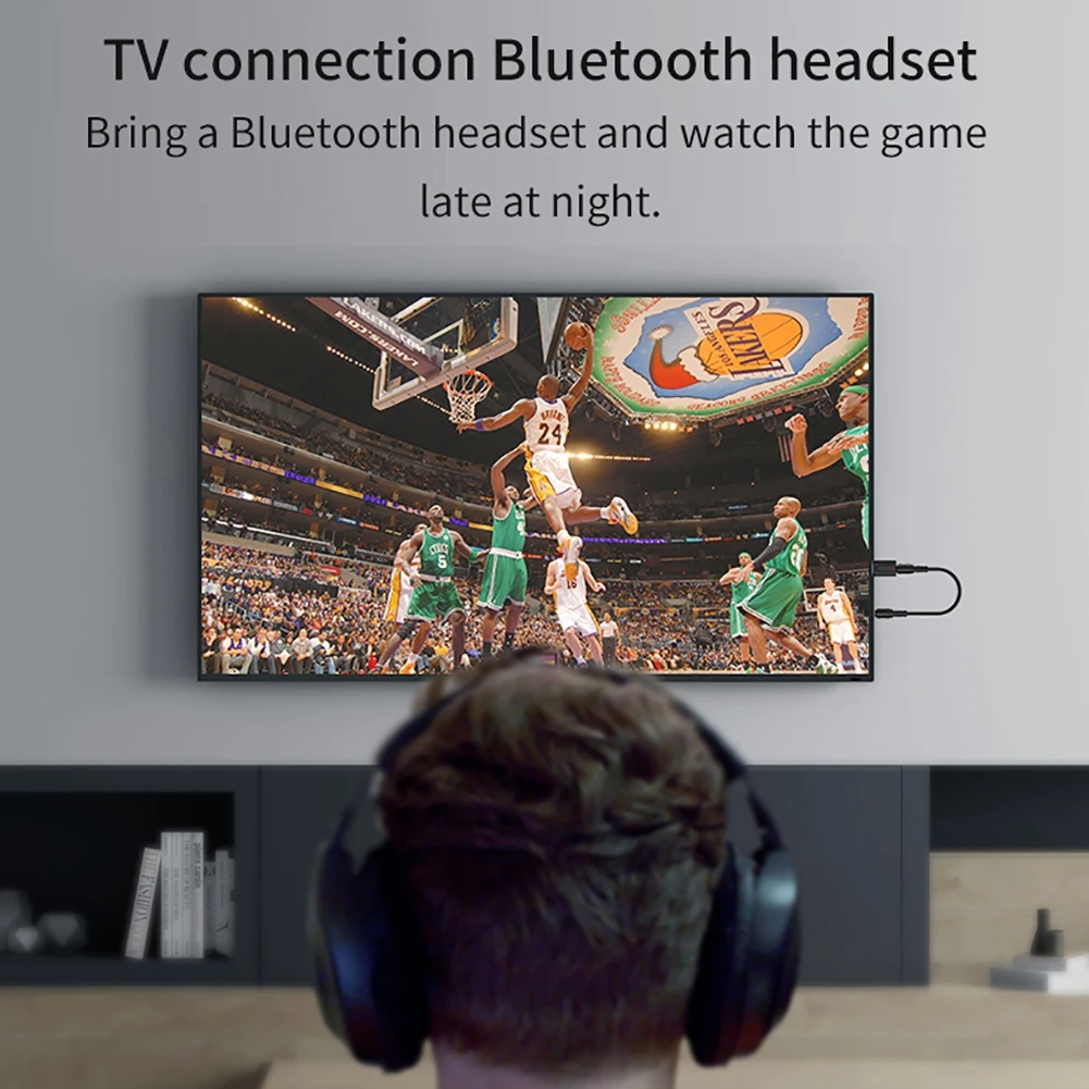 BT 5,0 A2DP Bluetooth передатчик приемник 2 в 1 3,5 мм AUX HIFI стерео аудио USB беспроводной мини-адаптер для динамиков автомобиля ПК ТВ