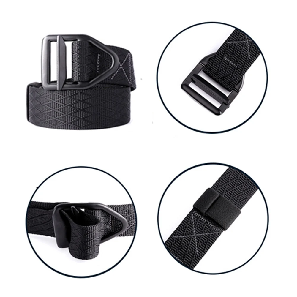 

Men's Durable Nylon Belts Outdoor Tactical Military Belt Metal Buckle Waistband BLTRD0017