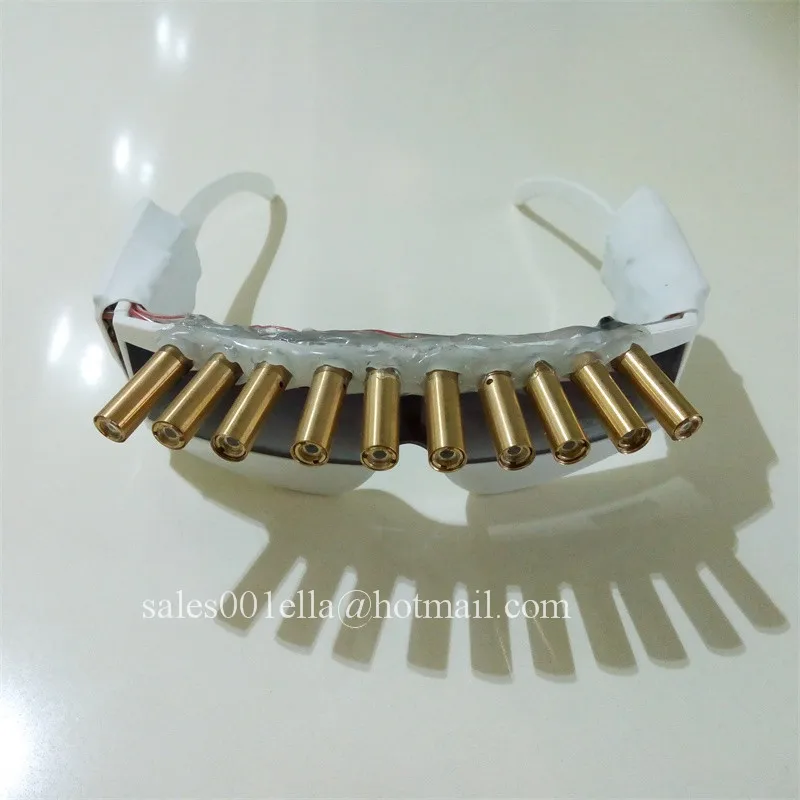 Новейшие Модные Зеленые лазерные светящиеся очки Laserman с 10 зелеными лазерами для