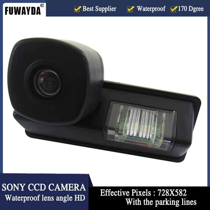 FUWAYDA Беспроводная SONY CCD зеркало заднего вида с направляющей камерой для Nissan Maxima