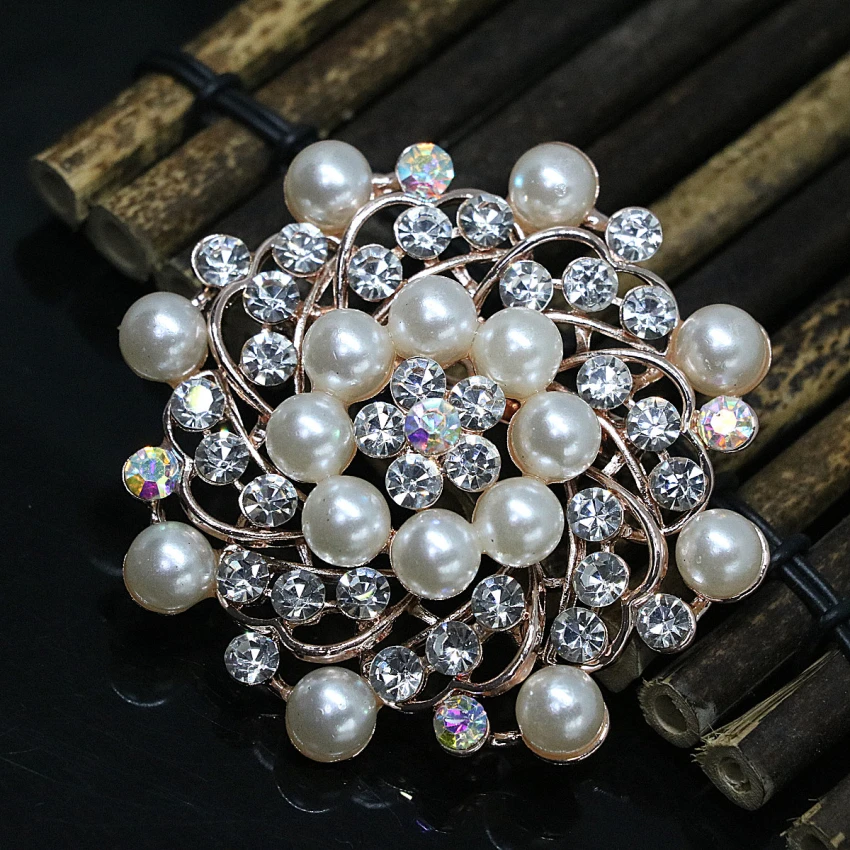 Новый магазин при фабрике 58 мм круглый цветок броши для женщин 8 видов цветов