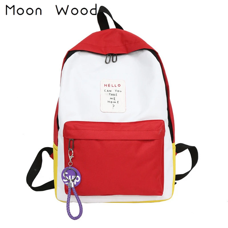 Рюкзак Moon Wood унисекс водонепроницаемый с панелями для мальчиков и