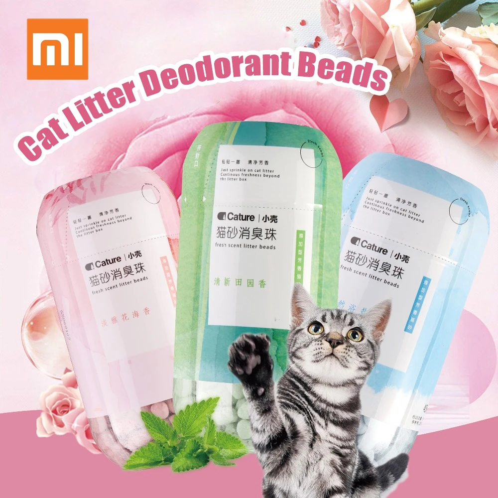 

Xiaomi Mijia Cature Cat Litter Deodorant Beads 450ml Odor Removal Cat Litter Deodorizer Fresh Air Pet Litter Cleaning Supplies