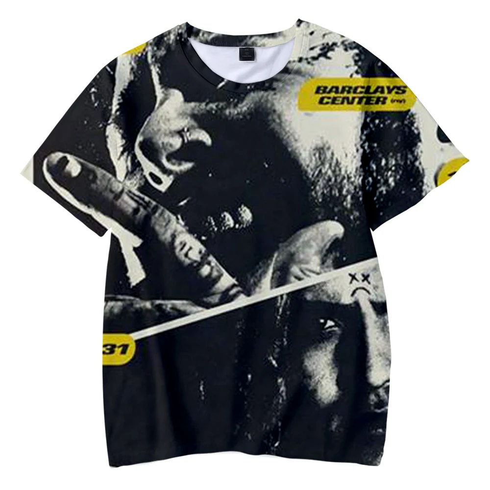 Post Malone/Модная Детская футболка с 3D принтом; Уличная Повседневная футболка с короткими рукавами для мальчиков; коллекция года; Повседневная летняя футболка для детей