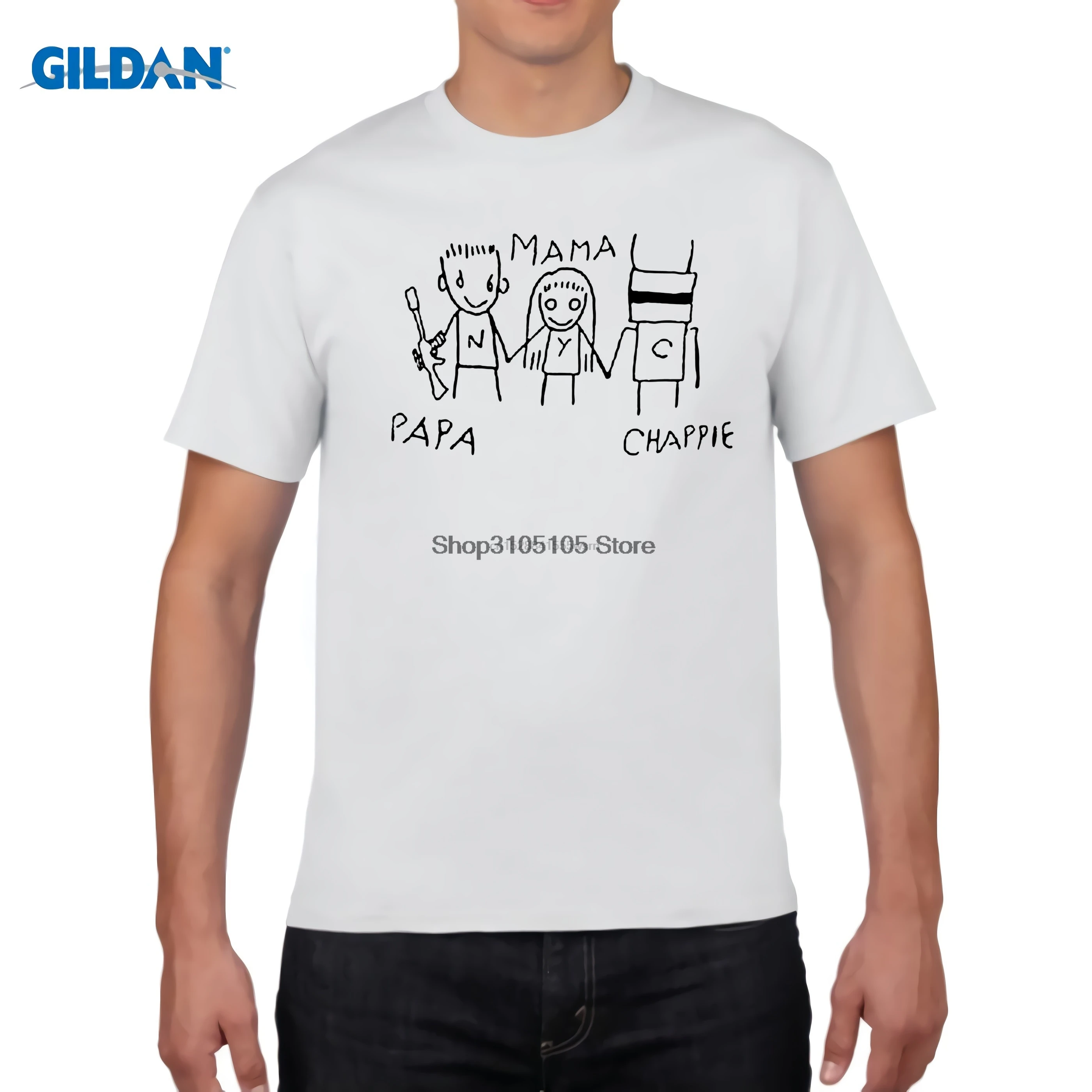 2019 Мужская футболка с коротким рукавом очаровательная из флока принтом летняя