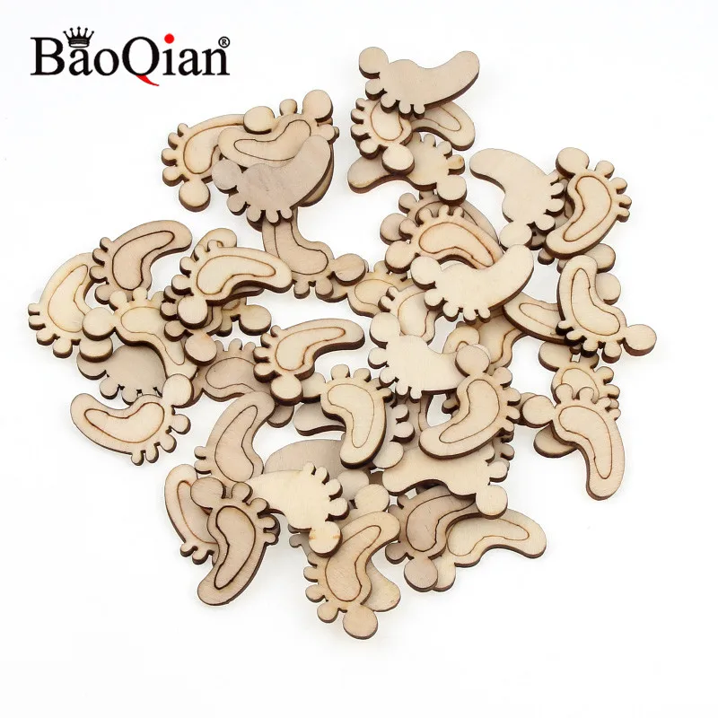 50 шт. украшение для дома деревянные чипы сделай сам креативное деревянное