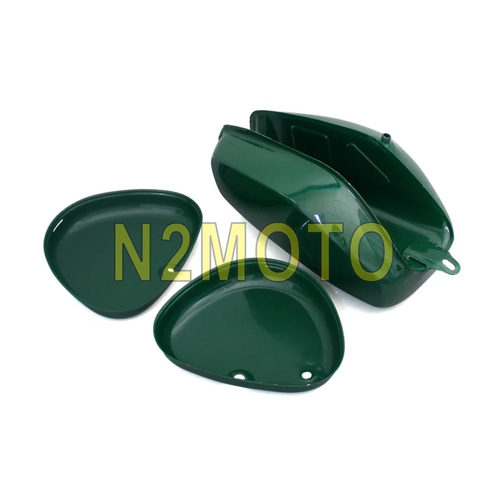 Темно зеленый оранжевый мотоцикл форма банана на заказ топливный бак 191972