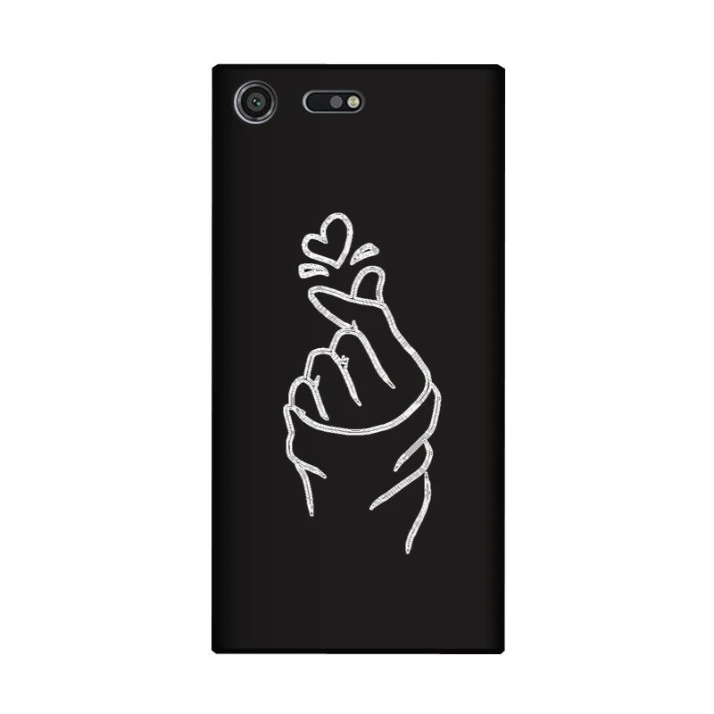 8 Силиконовый чехол QAQsam для sony Xperia Z5 Compact X XZ XZ1 L2 XA2 XA XA1 Premium, матовый чехол с рисунком для телефона - Цвет: 8