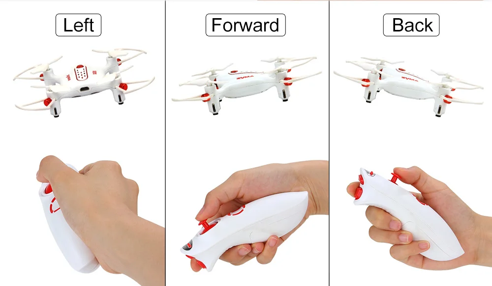 SYMA официальный X20-S мини-Дрон Радиоуправляемый вертолет Квадрокоптер самолет Дрон 4 канала Безголовый режим удержания высоты Игрушки для мальчиков