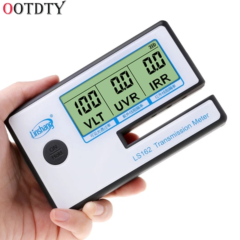 OOTDTY LS162 тонировочный счетчик для окон измеритель передачи солнечной пленки