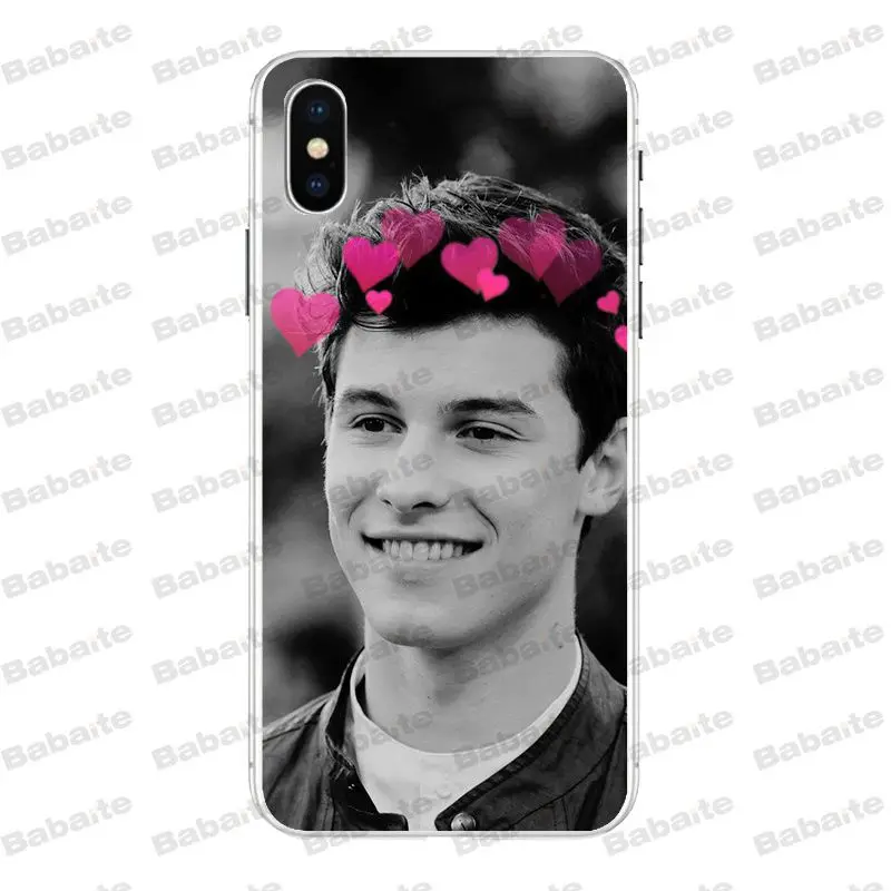 Babaite Shawn Mendes Новое поступление чехол для мобильного телефона iPhone Xr XsMax 8 7 6 6S Plus Xs X 5