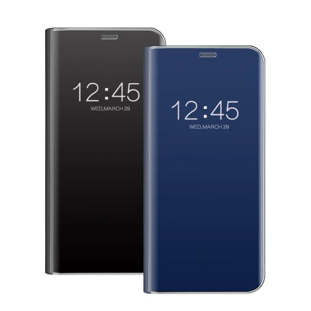 Роскошные Зеркало кожаный чехол для Samsung Galaxy S8 s8plus с подставкой флип Защитная крышка для Samsung S8 плюс Galaxy Note 8