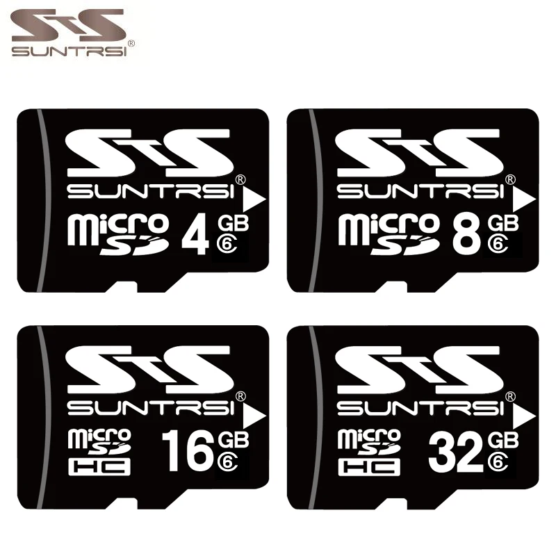 Suntrsi карта памяти ГБ 4 8 Гб 16 Micro SD TF для камеры/смартфона/планшетов высокая